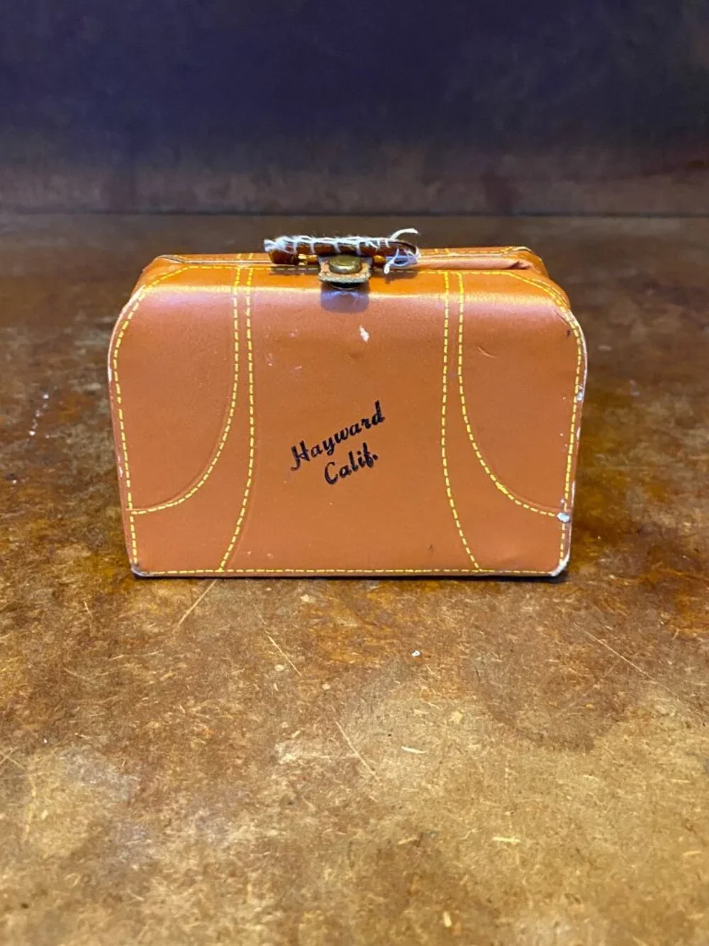 Vintage Miniature Suitcase Address Telephone Number Notepad Handmade Hayward CA